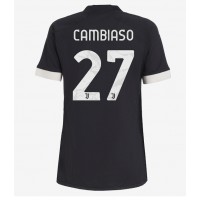 Fotbalové Dres Juventus Andrea Cambiaso #27 Dámské Alternativní 2023-24 Krátký Rukáv